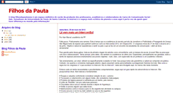 Desktop Screenshot of filhosdapautasmo.blogspot.com