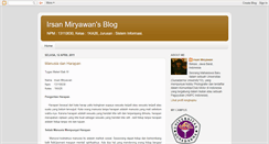 Desktop Screenshot of irsanmiryawan.blogspot.com