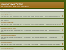Tablet Screenshot of irsanmiryawan.blogspot.com