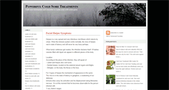 Desktop Screenshot of powerfulcoldsoretreatments.blogspot.com