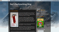 Desktop Screenshot of bazbackpack.blogspot.com