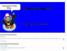 Tablet Screenshot of clubpenguinrox-kittens77777.blogspot.com