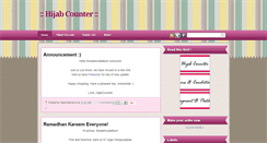 Desktop Screenshot of hijabcounter.blogspot.com