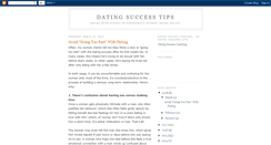 Desktop Screenshot of datingsuccesscoaching.blogspot.com