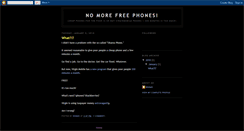 Desktop Screenshot of nomasphones.blogspot.com
