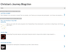 Tablet Screenshot of christiansjourneyblogction.blogspot.com