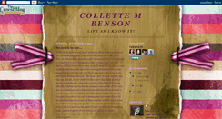 Desktop Screenshot of cocobensons.blogspot.com