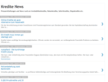 Tablet Screenshot of kredite-news.blogspot.com