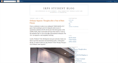 Desktop Screenshot of irpsstudent.blogspot.com