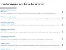 Tablet Screenshot of borsayorumlari.blogspot.com