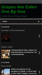 Mobile Screenshot of grapesareeatenonebyone.blogspot.com