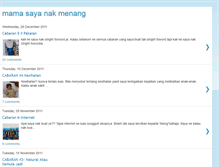 Tablet Screenshot of mamasayanakmenang.blogspot.com