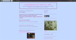 Desktop Screenshot of casamentoanaedavid.blogspot.com