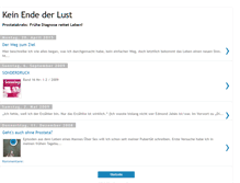 Tablet Screenshot of ende-der-lust.blogspot.com