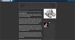 Desktop Screenshot of mywrestlingcorner.blogspot.com