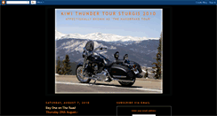 Desktop Screenshot of kiwithunder2010.blogspot.com