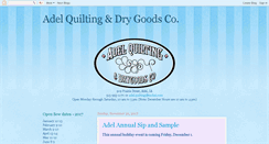 Desktop Screenshot of adelquilting.blogspot.com