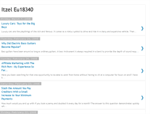 Tablet Screenshot of itzeleu16168.blogspot.com