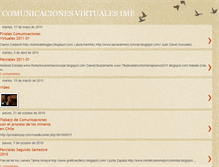 Tablet Screenshot of comunicacionesvirtualesime.blogspot.com