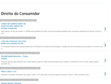 Tablet Screenshot of direitodoconsumidor.blogspot.com