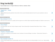 Tablet Screenshot of blogkardesligi.blogspot.com