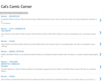 Tablet Screenshot of calscomiccorner.blogspot.com