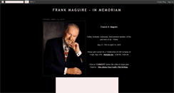 Desktop Screenshot of frankxmaguire.blogspot.com