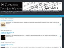 Tablet Screenshot of ivcentenariotomasluisdevictoria.blogspot.com