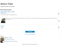 Tablet Screenshot of neticeyildiz.blogspot.com