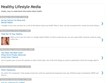 Tablet Screenshot of healthylifestylemedia.blogspot.com