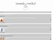 Tablet Screenshot of carameloycanela.blogspot.com