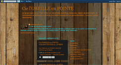Desktop Screenshot of cieloreilleenpointe.blogspot.com