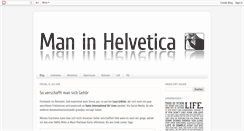 Desktop Screenshot of maninhelvetica.blogspot.com