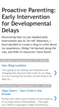 Mobile Screenshot of proactiveparentingearlyintervention.blogspot.com