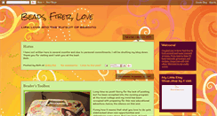 Desktop Screenshot of beadsfiberlove.blogspot.com