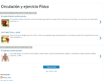 Tablet Screenshot of circulacionyejerciciofisico.blogspot.com
