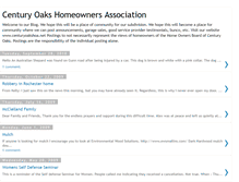 Tablet Screenshot of centuryoakshoa.blogspot.com