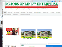 Tablet Screenshot of ngjobsonline.blogspot.com