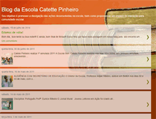 Tablet Screenshot of blogdaescolacatetepinheiro.blogspot.com