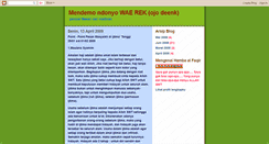 Desktop Screenshot of mendemondonyowaerek.blogspot.com