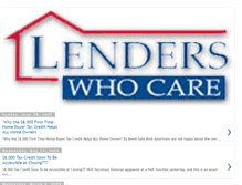 Tablet Screenshot of lenderswhocare.blogspot.com