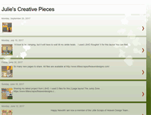 Tablet Screenshot of juliescreativepieces.blogspot.com