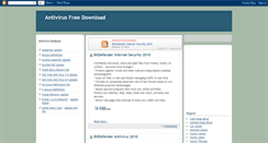 Desktop Screenshot of antivirusfreedownload007.blogspot.com