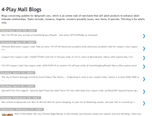 Tablet Screenshot of 4playmall.blogspot.com