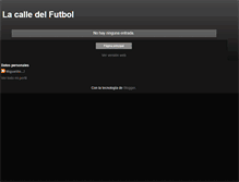 Tablet Screenshot of lacalledelfutbol.blogspot.com