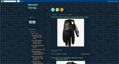 Desktop Screenshot of monster-energy-shop.blogspot.com