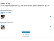 Tablet Screenshot of greenoffgrid.blogspot.com