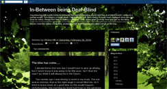 Desktop Screenshot of in-between-deaf-blind.blogspot.com