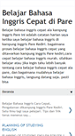 Mobile Screenshot of belajar-bahasa-inggris-cepat.blogspot.com