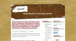 Desktop Screenshot of masai-barefoot-technology-review.blogspot.com